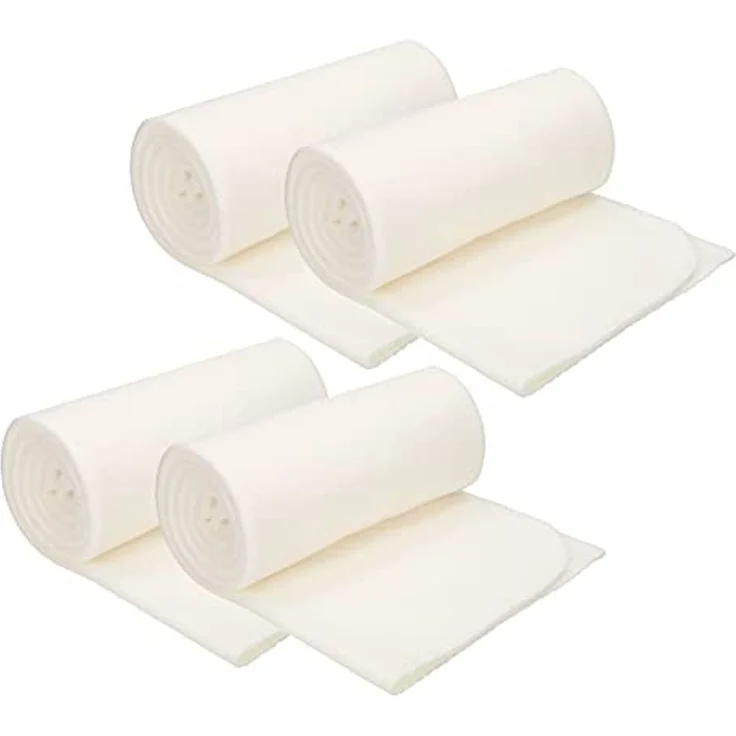 Wohndecke 4 Stück Fleecedecken Kuscheldecken Größe 130x170 cm Farbe creme, Betz – Bild 1