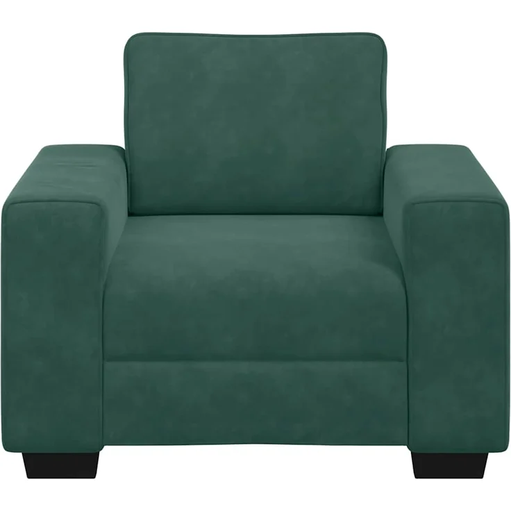 vidaXL Sessel Dunkelgrün 100x77x82 cm Samt 4105249 – Bild 3