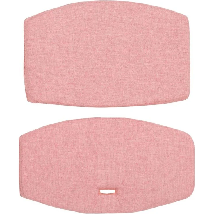 Chipolino Kinder-Kissenset Hochstuhl 2-teiliges Sitzeinlagen-Set für Holz-Stühle rosa – Bild 1