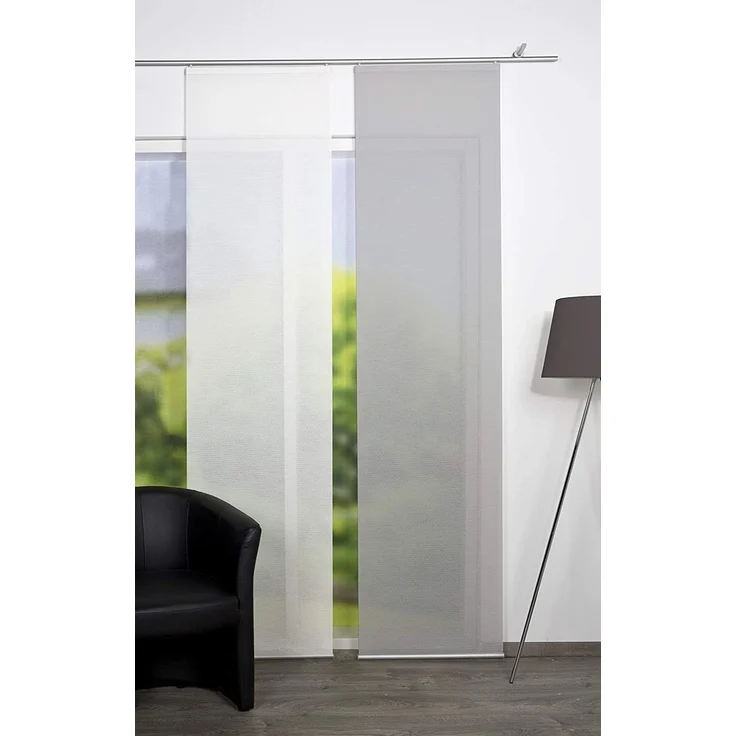 Home Wohnideen Flächenvorhang Rom grau, 60 x 260 cm – Bild 4