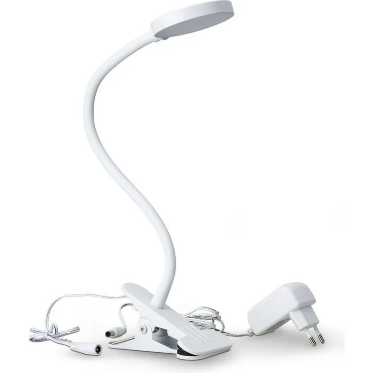 SEBSON LED Steckdosenleuchte LED Klemmlampe Bett 4W - Stecker, dimmbar, neutralweiß, Tischlampe, LED integriert, neutralweiß, Neutralweiß 4000K, 300lm, 4W, Dimmbar in 3 Stufen, inkl. Netzteil – Bild 5