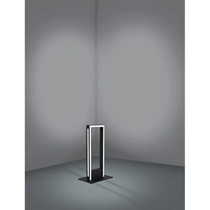 EGLO Salvilanas-Z, Smart-Home LED Tischlampe, dimmbar, ZigBee, App und Sprachsteuerung Alexa, Lichtfarbe einstellbar (CCT), Schwarz Weiß – Bild 4