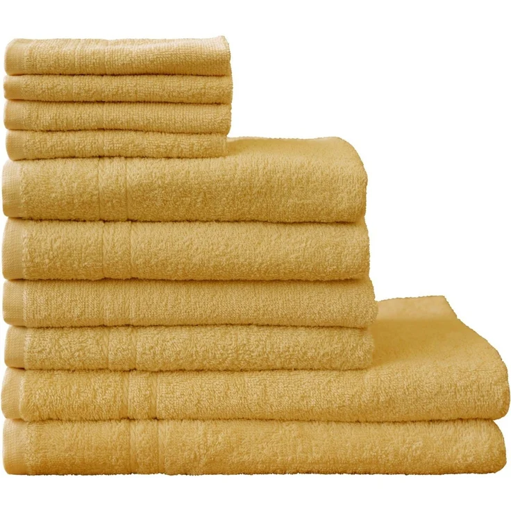 Dyckhoff Handtuch Set Kristall, Walkfrottee (Set, 10-St), mit feiner Bordüre, Duschtücher, Handtücher und Gästetücher – Bild 1
