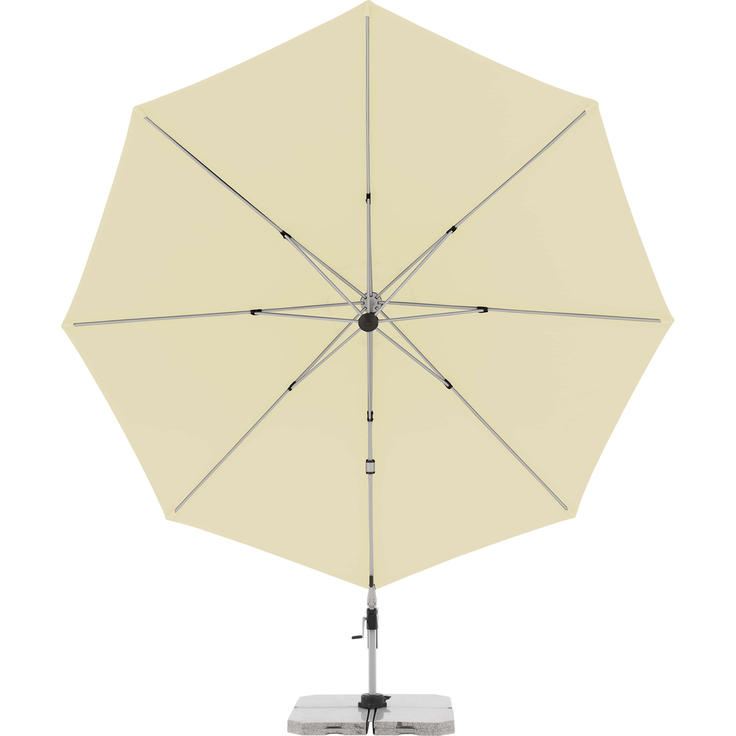 Doppler Sonnenschirm / Ampelschirm "Active Pendelschirm 370", natur, Ø 370 cm – Bild 8