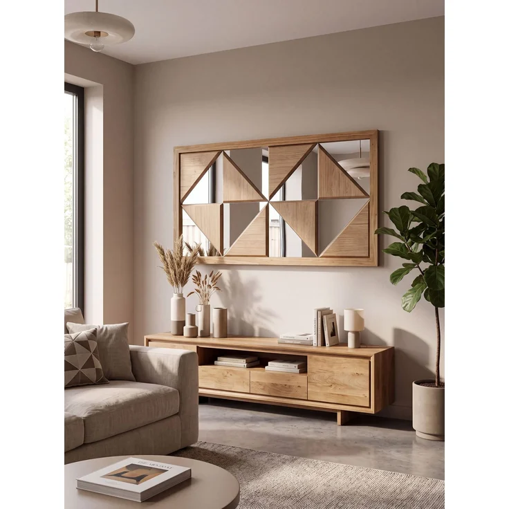 Wandobjekt HIESVILLE 75 cm Tannenholz Hellbraun – Bild 3