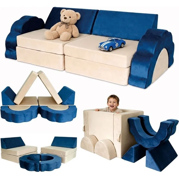 Relaxdays 10-tlg. Kinder Spielsofa modular – Bild 1