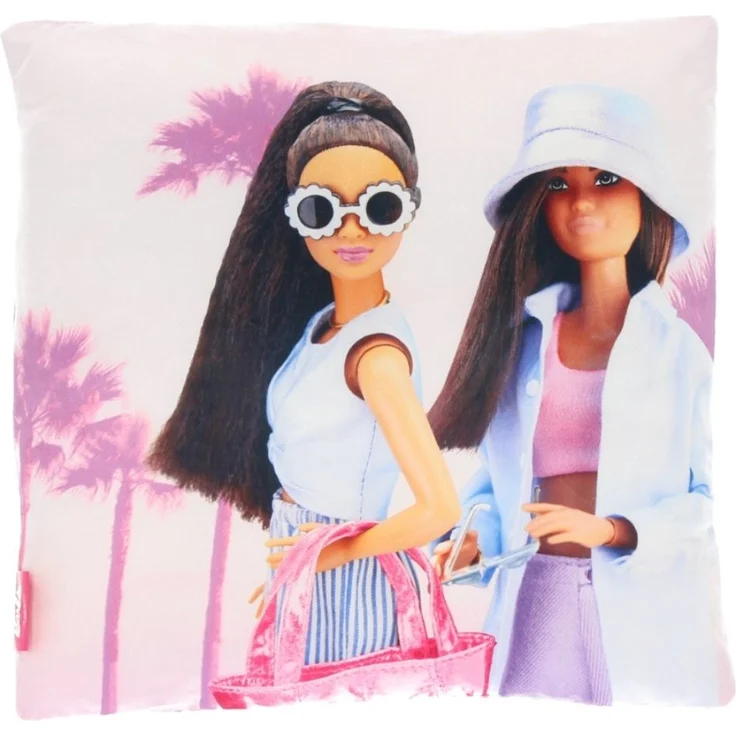 Barbie Kissen 1 Stück quadratisch 38 × 38 cm für Bett Sofa und Kinderzimmer – Bild 2