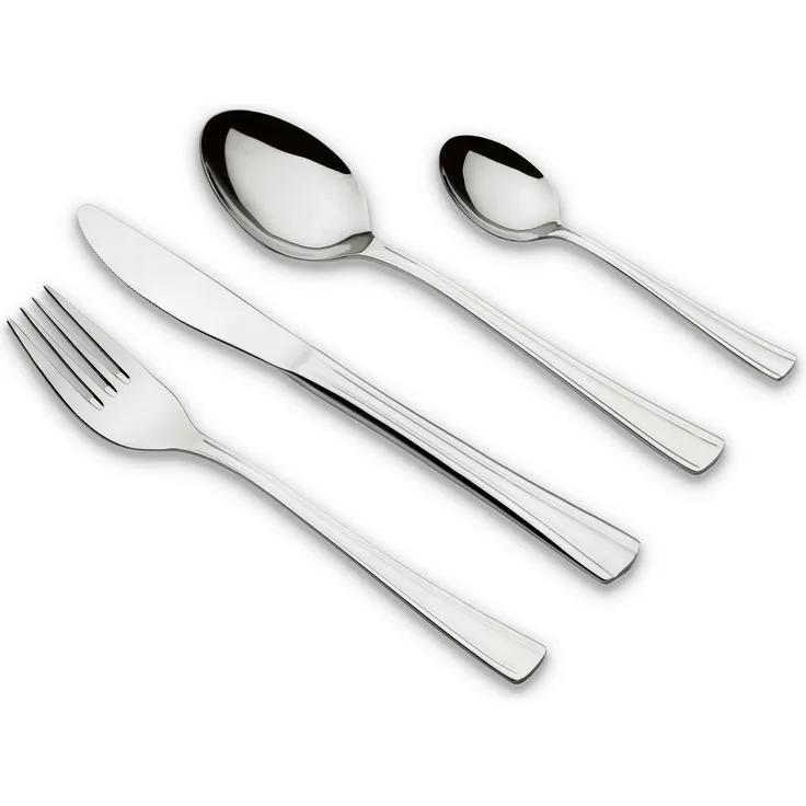 Mäser, Serie Cindy, Besteck-Set, Edelstahl Besteck-Set für 6 Personen, Silber
