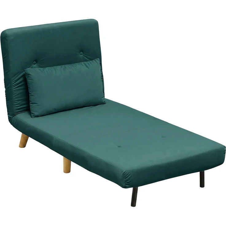 MELAYR, 3-in-1 Schlafsessel, Klappsessel mit Schlaffunktion, 78 x 72 x 79 cm, Dunkelgrün – Bild 2