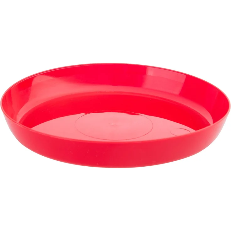 KADAX Kunststoff-Blumentopf mit Ständer, Blumentopf-Abdeckung, Blumen, 16 cm, Rot – Bild 5