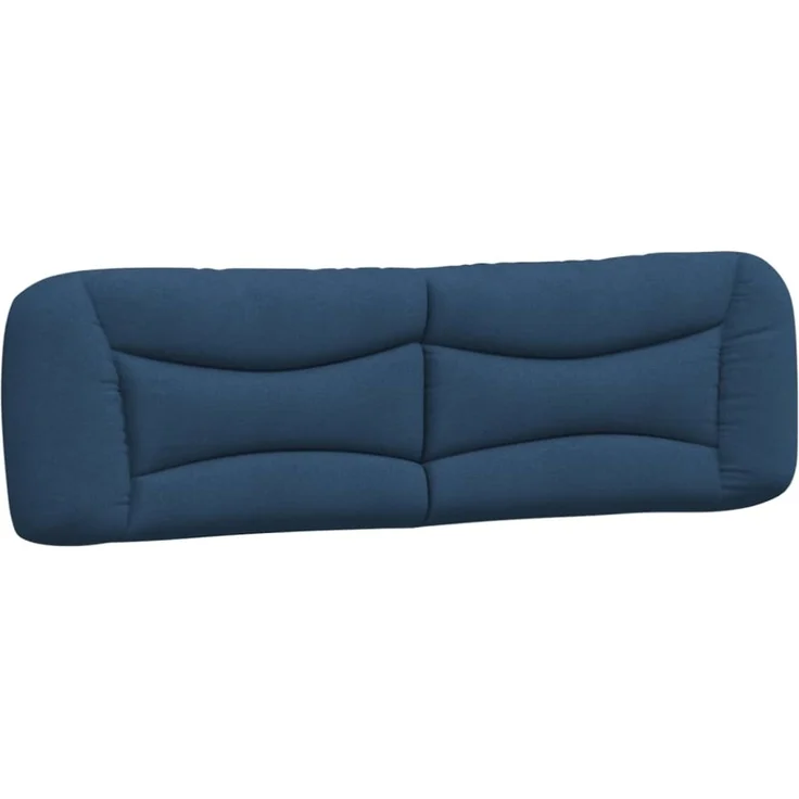 vidaXL Kopfteil-Kissen Blau 180 cm Stoff 374606 – Bild 2