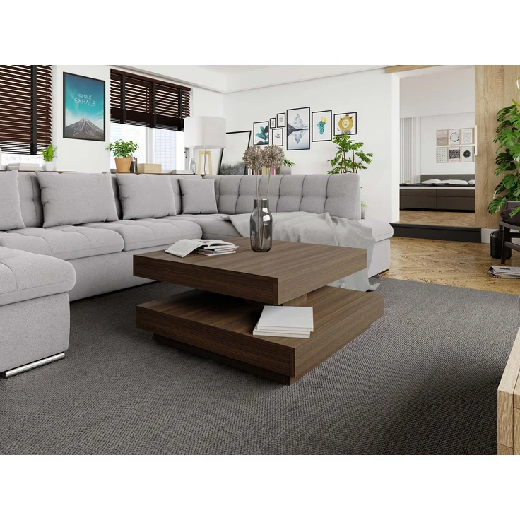 Couchtisch Luriso (Farbe: Nussbaum Dunkel) – Bild 4