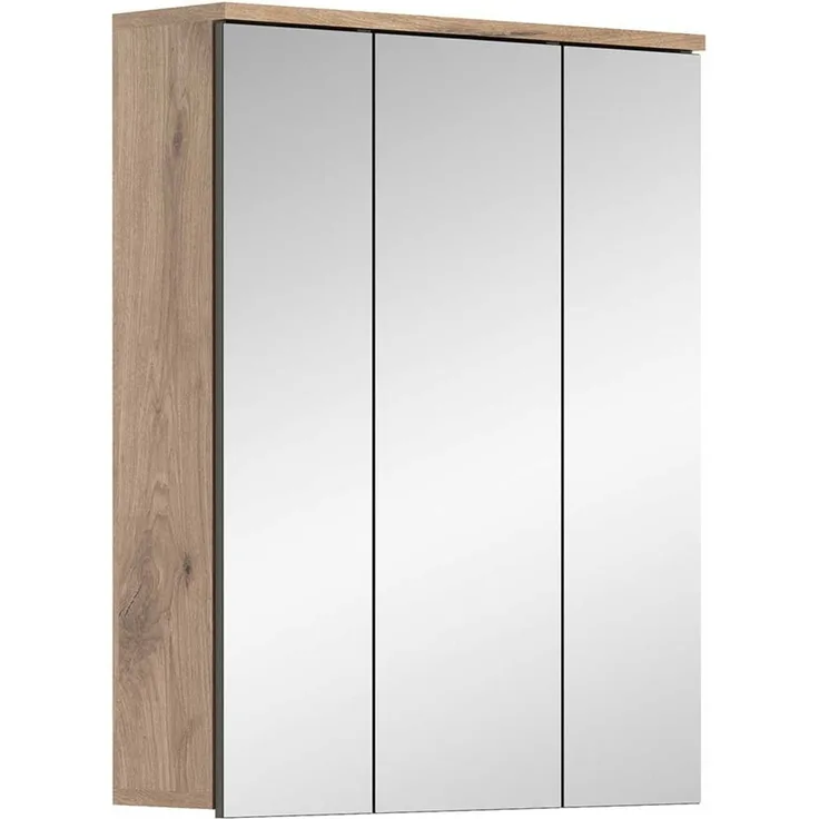 Xonox 'Mason' Spiegelschrank, Nox Oak / Spiegelglas