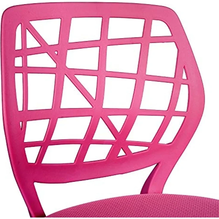 FurnitureR Farbenfrohes Zuhause, ergonomisch, verstellbar, höhenverstellbar, für Arbeitsbüro, Rosa, Metall, 38,5 x 40 x 75 cm – 87 cm – Bild 4