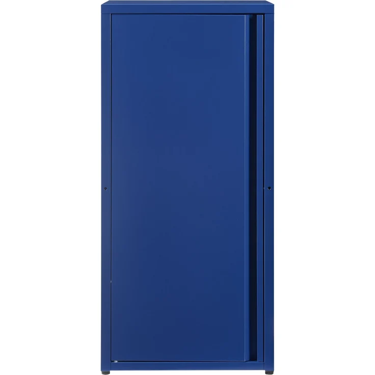 [en. casa] 'Burlöv' Metallschrank, Stahl, 88 x 40 x 35 cm, Blau – Bild 5