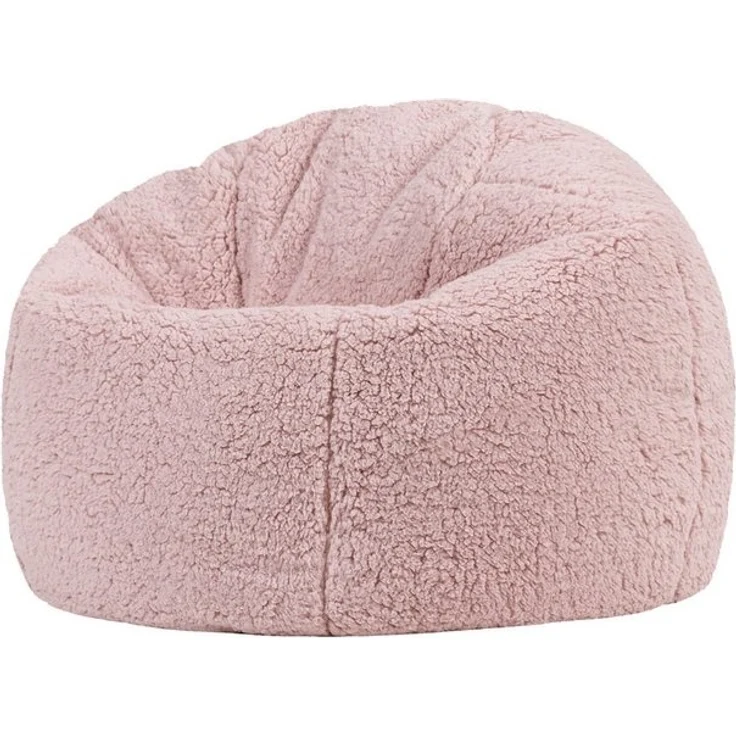 icon Sitzsack Kinder aus Fleece Flauschig „Natalia“, 80x45cm, Made in Germany, für Kinderzimmer – Bild 4