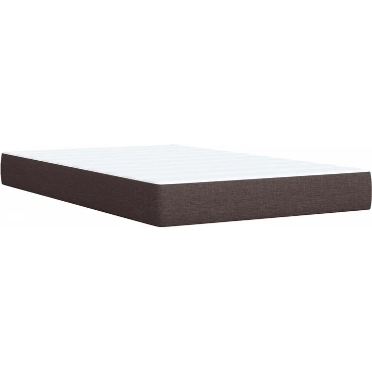 vidaXL Ottoman-Bett mit Matratze und LED Dunkelbraun 120 x 200 cm 3456818 – Bild 7