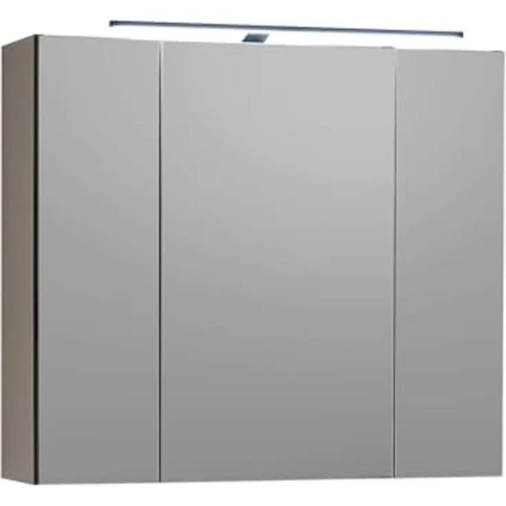 moebel-dich-auf Badezimmerspiegelschrank VENEZIA (Badezimmer Spiegelschrank in kaschmir 80 cm breit)