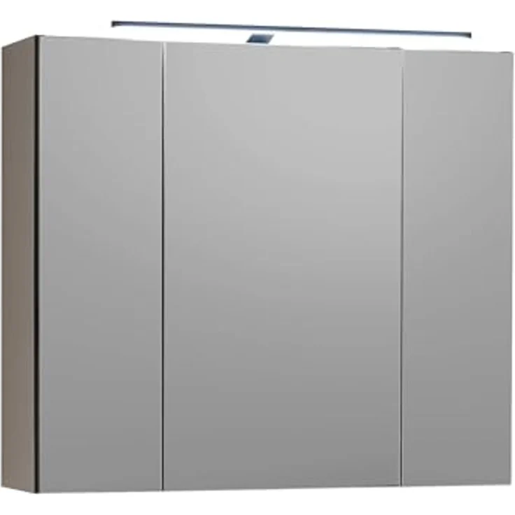 moebel-dich-auf Badezimmerspiegelschrank VENEZIA (Badezimmer Spiegelschrank in kaschmir 80 cm breit) – Bild 1