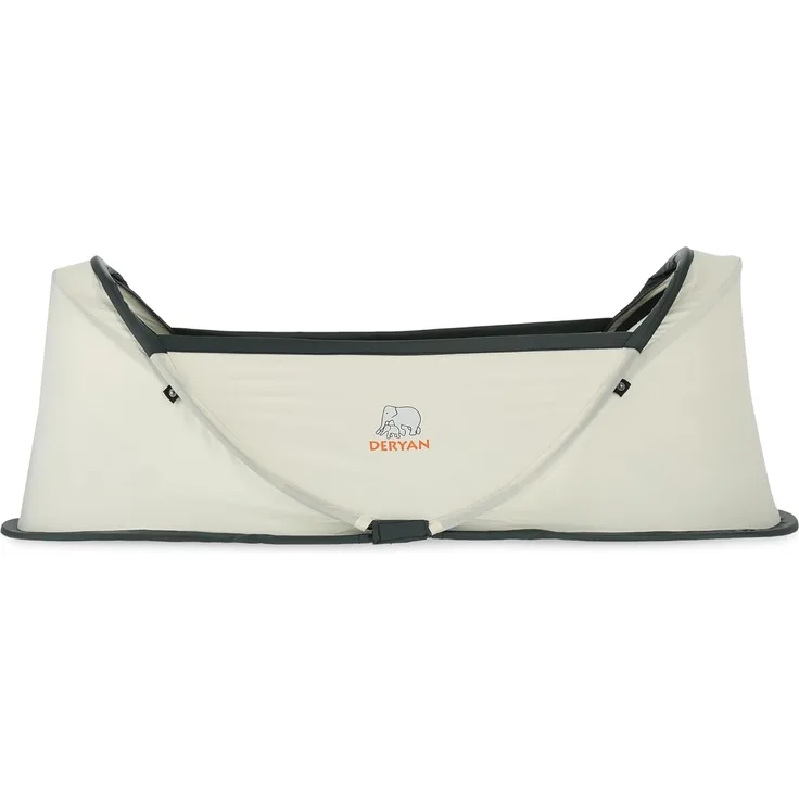 Deryan Reisebett Kleinkind, 98 cm, Polyester, beige