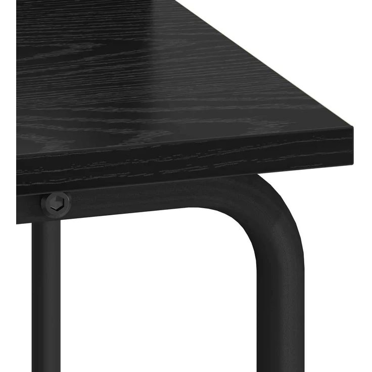 vidaXL Schreibtisch mit Stauraum Schwarz Eichen-Optik 60 x 50 x 91 cm 8008014 – Bild 7