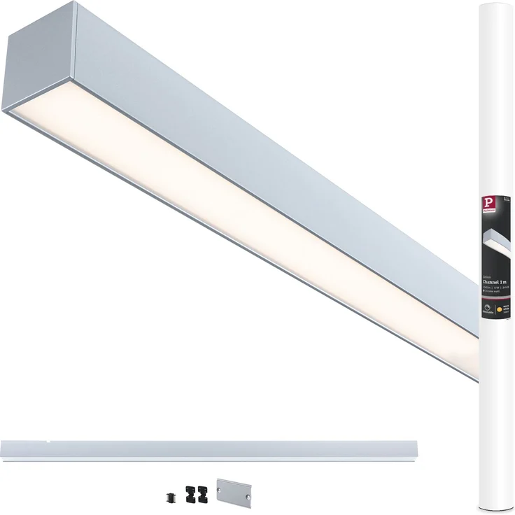 Linion Lichtkanal 1m 24V 17W 3000K Chrom matt – Bild 7
