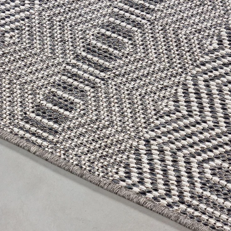 Carpettex Outdoorteppich Boho-Design, Läufer, Höhe: 7 mm, Outdoor Teppich Boho Design Wetterfest für Terrasse Balkon Küche – Bild 2