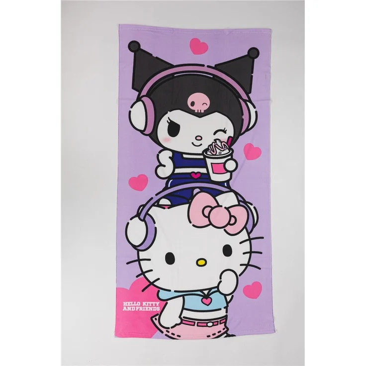 Hello Kitty Strandtuch 70 × 140 cm leicht und schnelltrocknend – Bild 2