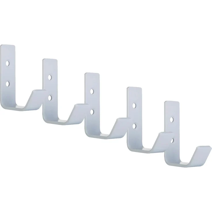 SO-TECH® Kleiderhaken Loxten 60 x 20 x 45 mm oder 142 x 20 x 45 mm Edelstahl, (5-St), verschiedene Farben Garderobenhaken Wandhaken bunt – Bild 1