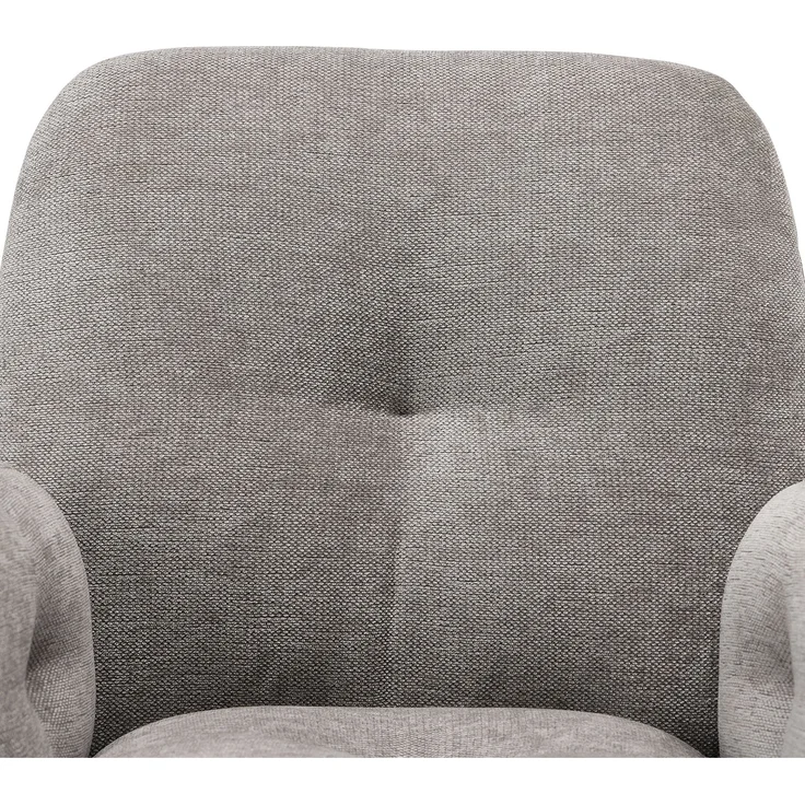 Esszimmerstühle Drehbar Set 6 Stühle für den Esstisch Drehstuhl mit Armlehne Stoff Grau Polsterstühle Sessel Modern – Bild 8