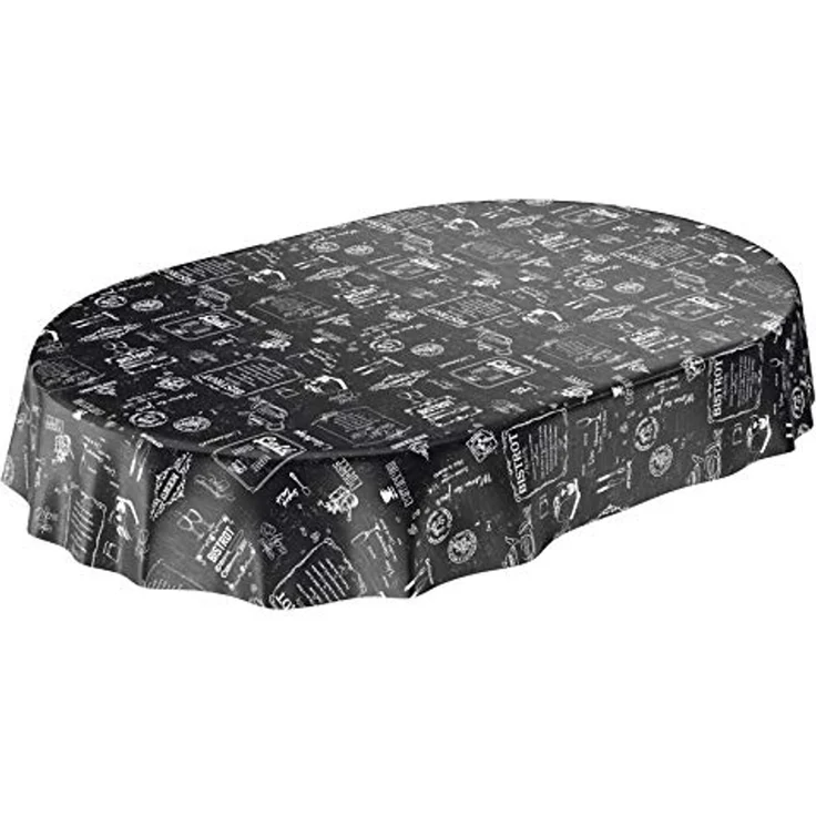 ANRO Tischdecke Wachstuchtischdecke abwaschbar auch für Garten (Einzelstück 1-tlg), Geprägt 140x100cm wasserabweisend – Bild 5