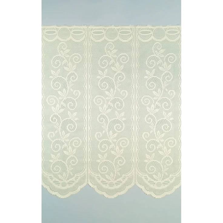 Scheibengardine Lysel - Ranke (Bx H) 224cm * 60cm Beige/hellbeige – Bild 4