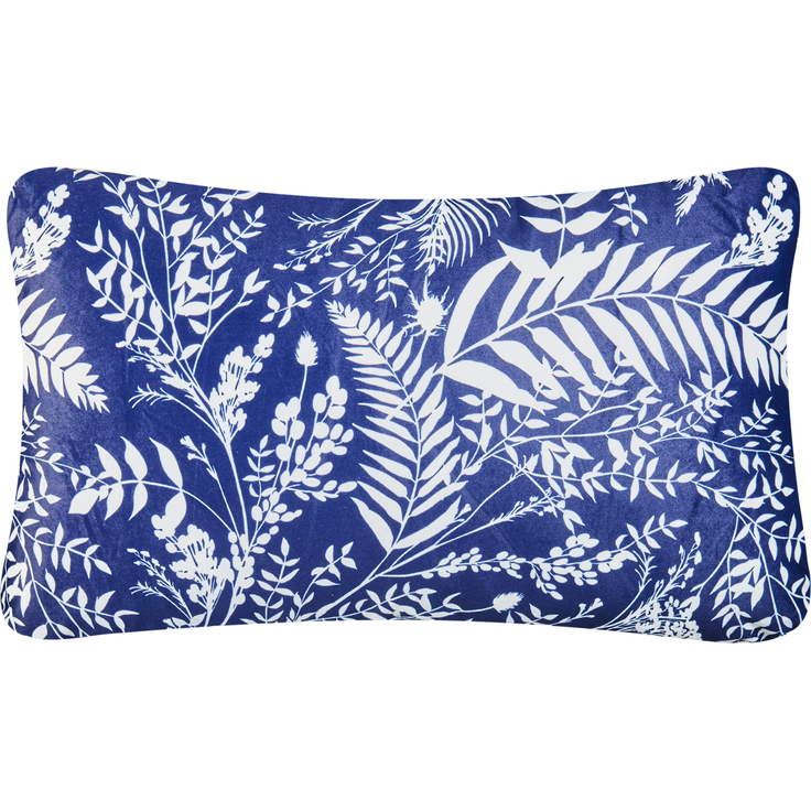 Gartenkissen 2er Set GLIMMER Pflanzenmuster 30 x 50 cm Blau – Bild 4