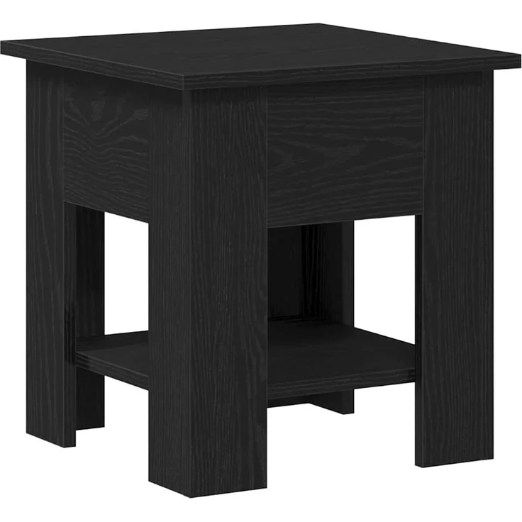 vidaXL Couchtisch Schwarz Eichen-Optik 40 x 40 x 42 cm Holzwerkstoff 862712 – Bild 1