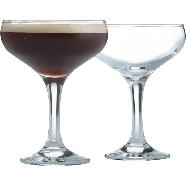 Ravenhead Entertain Cocktail Untertasse Gläser, transparent, Set von 2