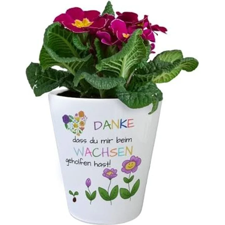 speecheese Blumentopf Danke dass du mir beim Wachsen geholfen hast Blumentopf – Bild 2