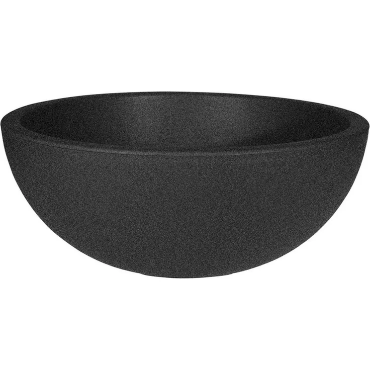 Spetebo Pflanzschale Kunsstoff Pflanzschale rund anthrazit - Ø 39 cm (Stück, 1 St, Blumenschale), Blumenkübel aus recyceltem Material – Bild 5