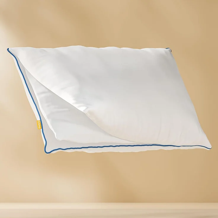 Emma 'Original Comfort' Flauschkissen, 98 % Polyester / 2 % Elasthan weiß, 80x40 cm – Bild 1