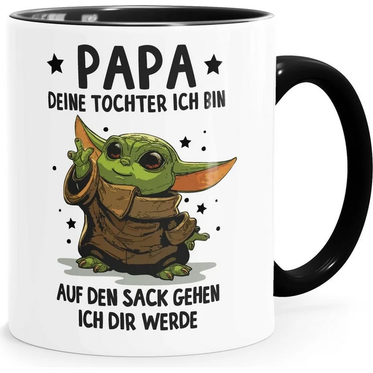 MoonWorks Tasse Tasse Geschenk Papa Sprüche Geschenkidee Vatertag Lustig Motiv, Keramik