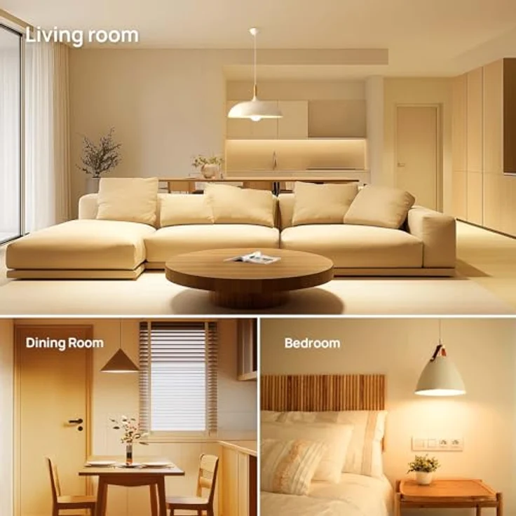 Linkind 13W Super Hell E27 LED Lampe, ersetzt 100 Watt, 2700K Warmweiß E27 A60 Edison Birne 1521Lm, 220° Abstrahlwinkel, nicht dimmbar, 6 Stück – Bild 9