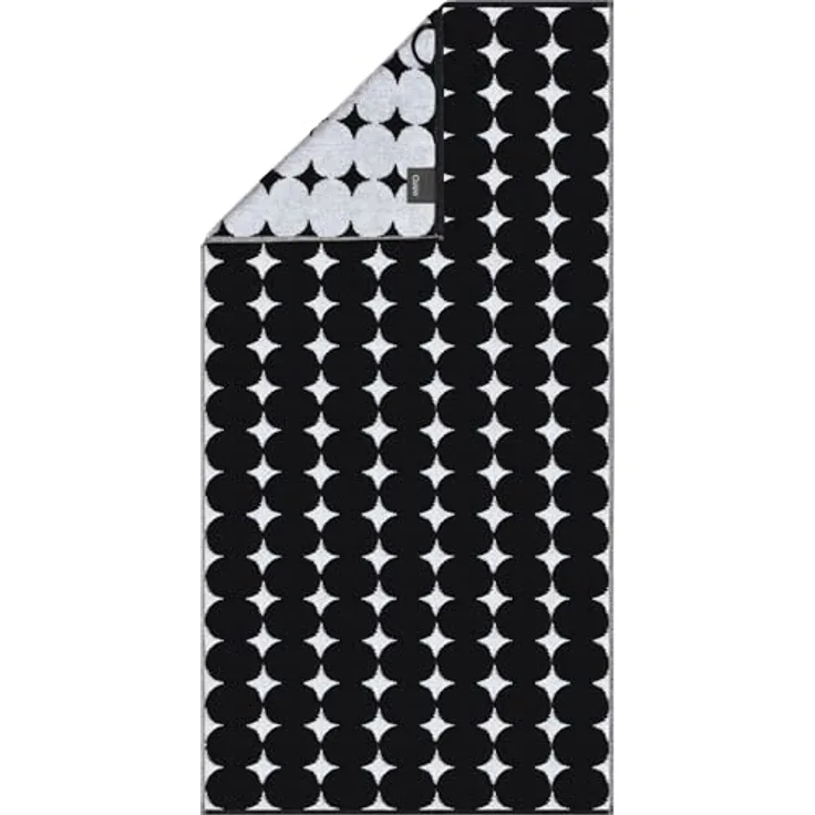 Cawö Handtücher Black&White Bubbles 6279, 100% Baumwolle (1-St)