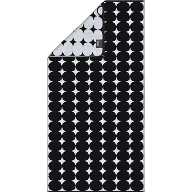 Cawö Handtücher Black&White Bubbles 6279, 100% Baumwolle (1-St) – Bild 1