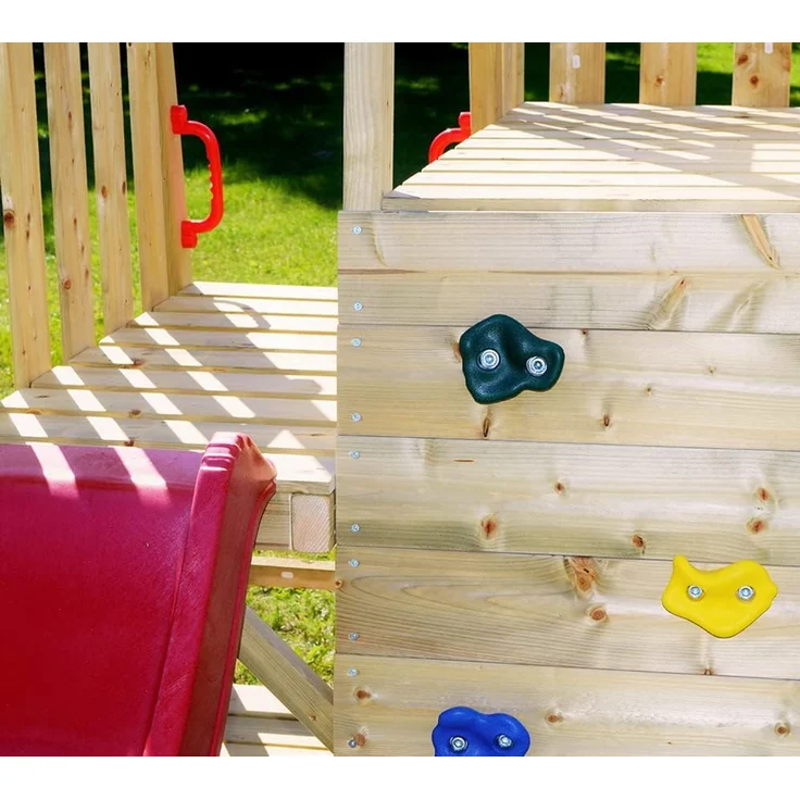 Wendi Toys Holz Spielturm Gorilla | mit Rutsche, – Bild 9