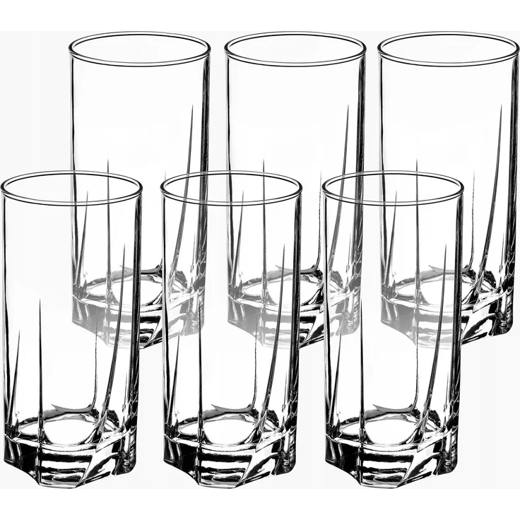 KADAX Glas für Getränke, Säfte und Getränke 6 Stück 380 ml – Bild 1