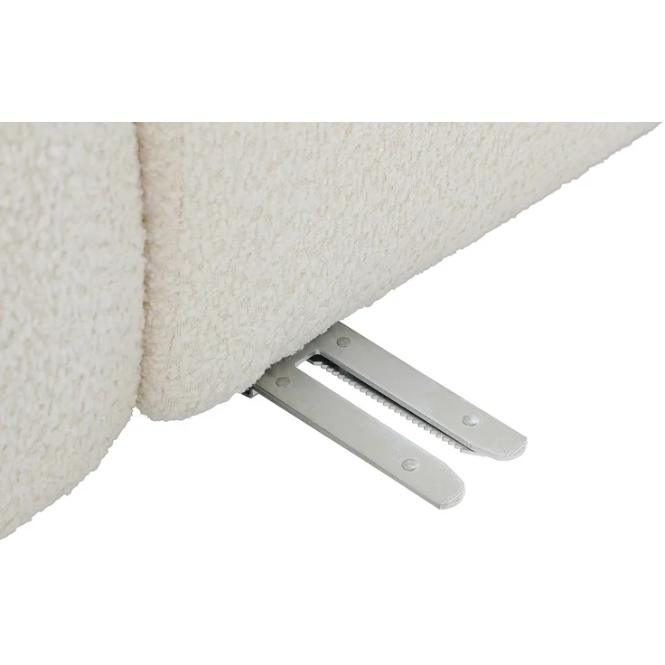 Vente-unique - DANEPI - Modulierbares Sofa - Holz, Platte - Holz - Gebrochenes Weiß - 348 x 94 x 69 cm – Bild 4