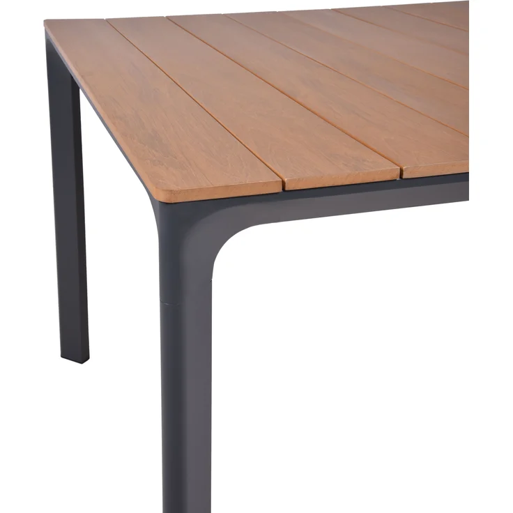 Garten-Sitzgruppe KIRA 9-tlg. - Kunststoff, Braun | Gartenmöbel-Set Gartengarnitur Garten-Essgruppe mit Stühlen und Esstisch – Bild 3