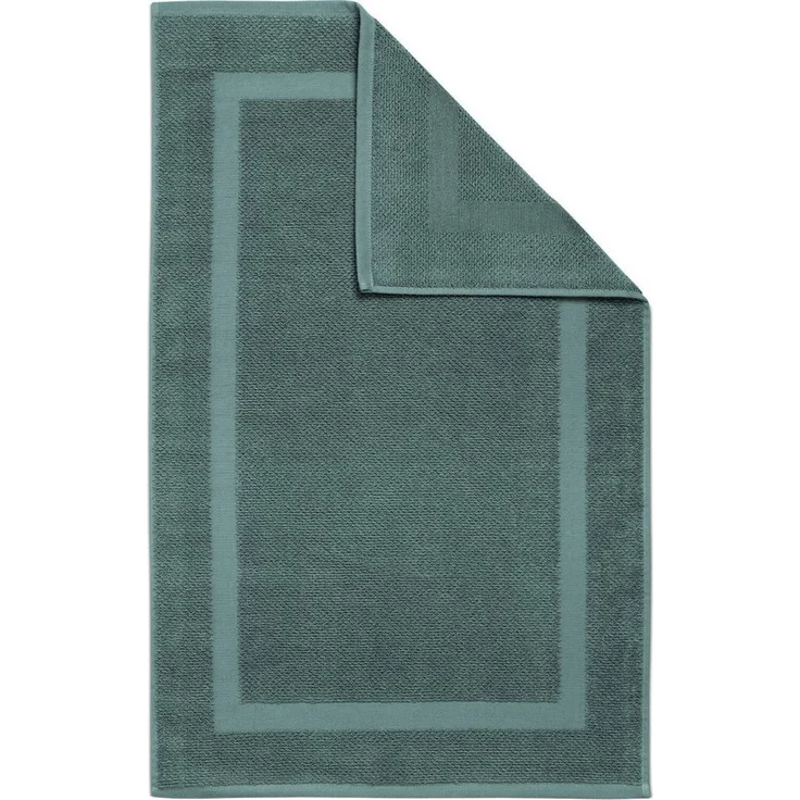 herzbach home Badematte Spa 50x80 cm, Baumwolle, Rechteckig, 1000g/m², Premium-Qualität, 100% Baumwolle, mit Bordüre