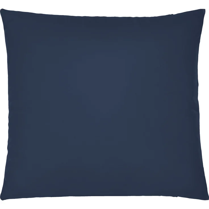 biberna Feinjersey-Kopfkissenbezug 0077144, marine, 2x 80x80 cm – Bild 2