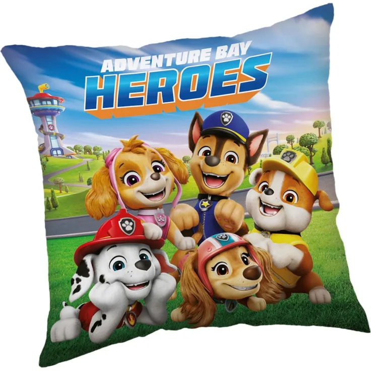 Paw Patrol Heroes Kissen 40 × 40 cm für Kinderzimmer Bett Sofa und Dekoration