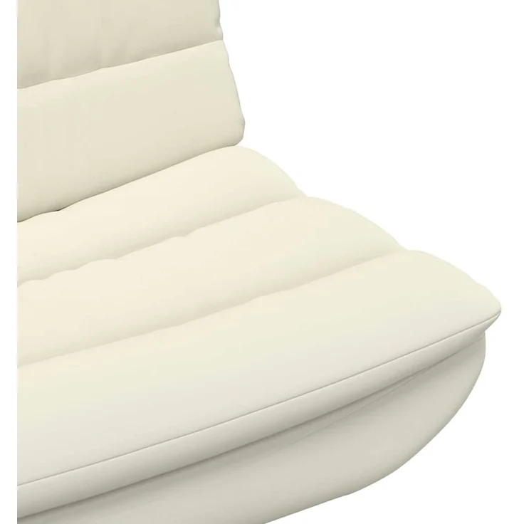 vidaXL Drehstuhl Creme 63 x 75 x 76 cm PU 42007340 – Bild 6
